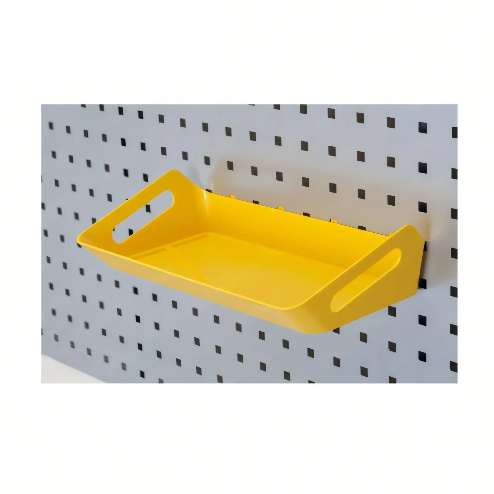 Bandeja multiproposito ABS para panel perforado cuadrado - Flexi