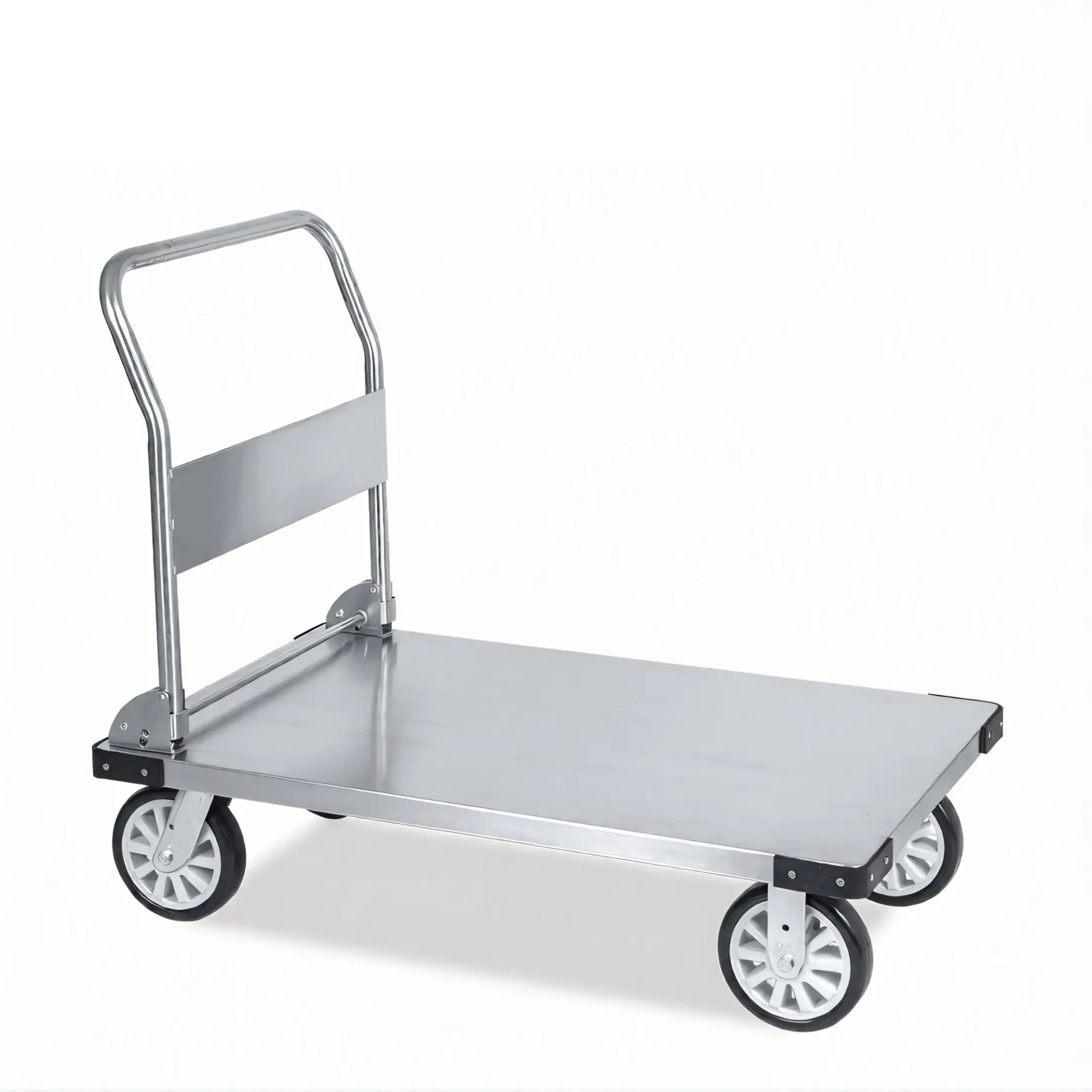 [SJ-0041] Carro con mango plegable acero inoxidable 500kg - Sumo