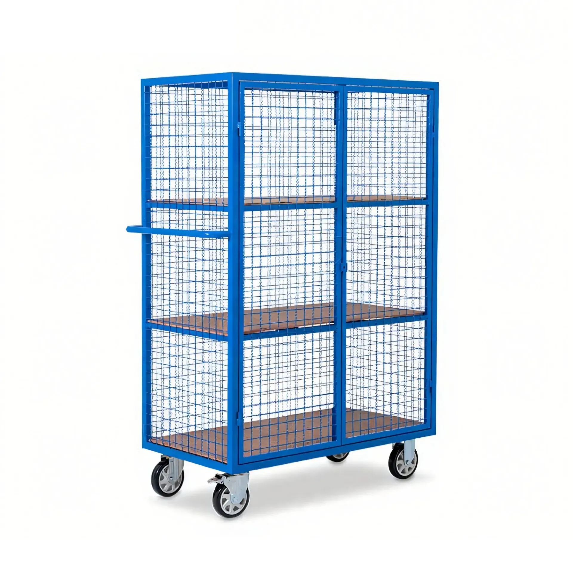 Carro jaula con 3 repisas y freno 300kg - Sumo