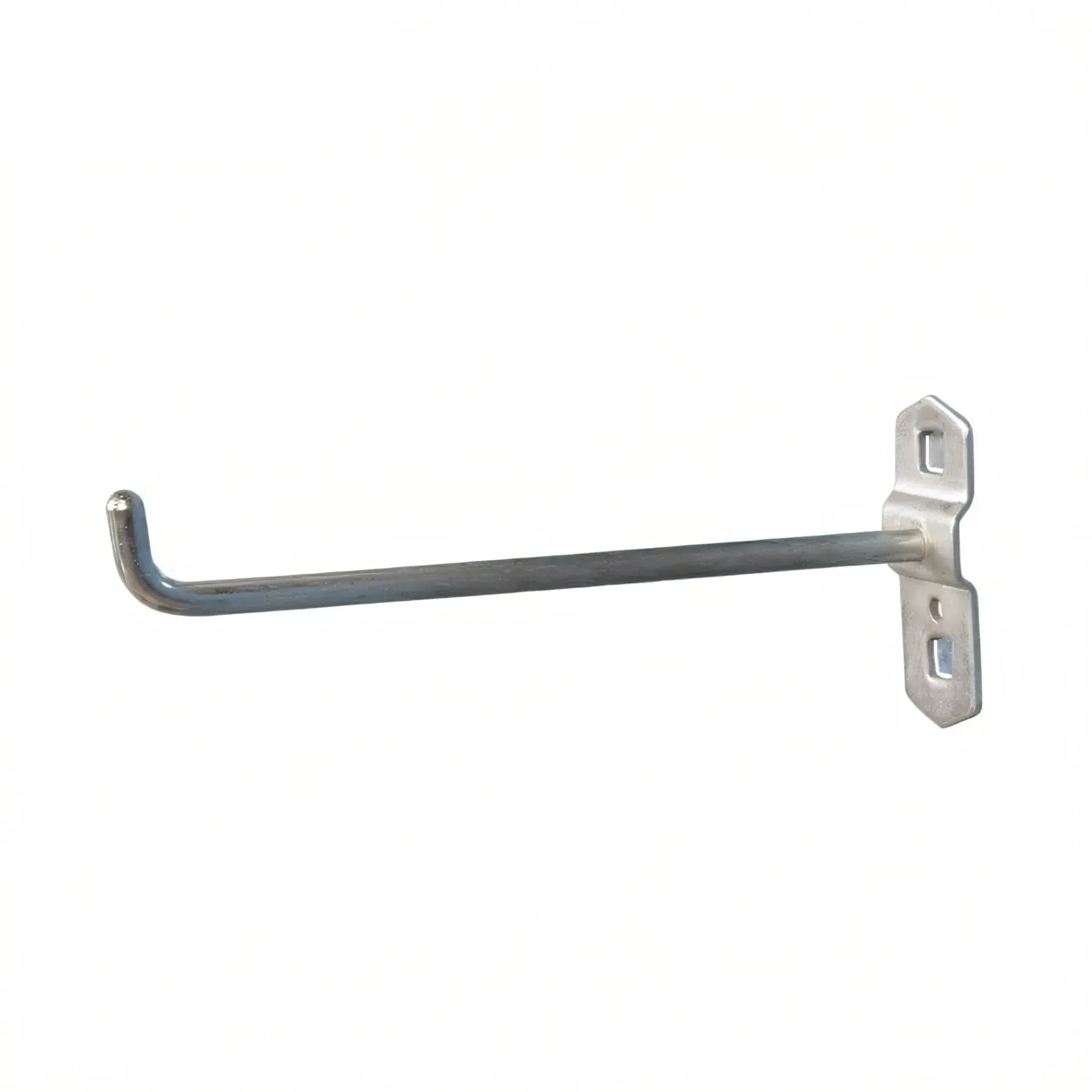 Gancho simple metálico 150mm para panel perforado - Bauhart