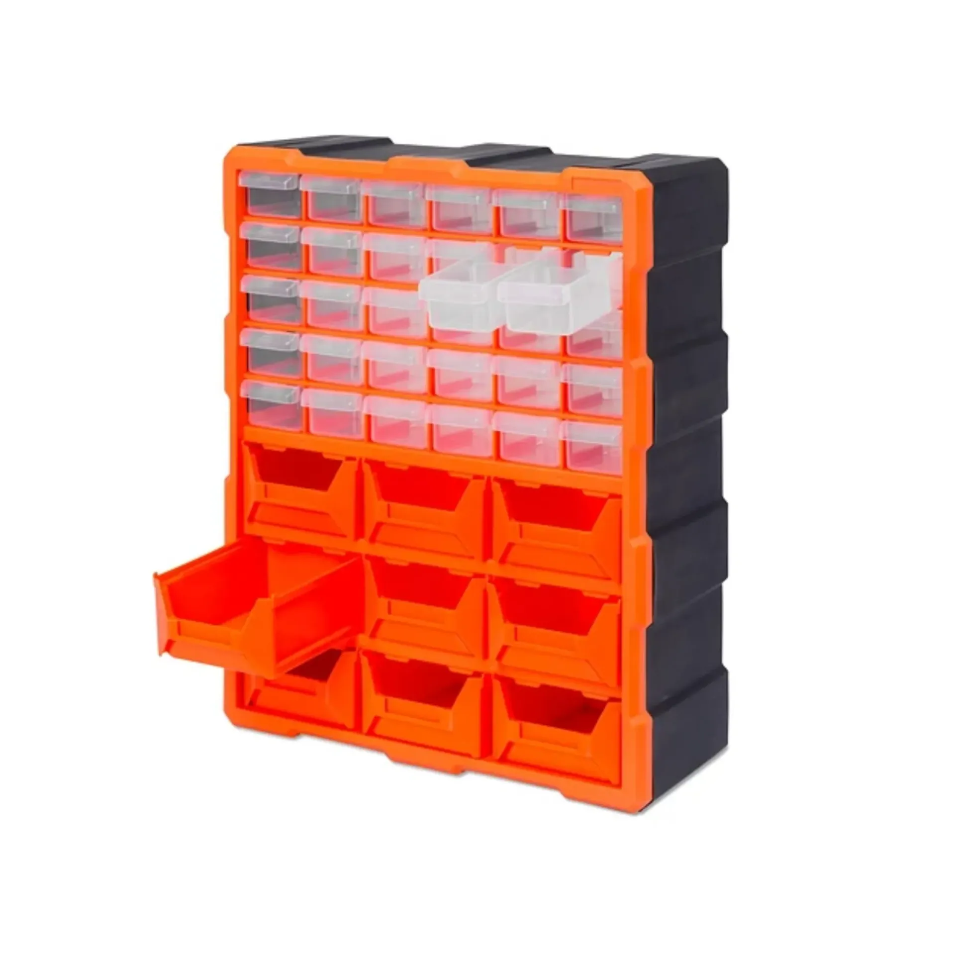 Organizador plástico 9 bins grandes 30 cajas pequeñas - Bauhart
