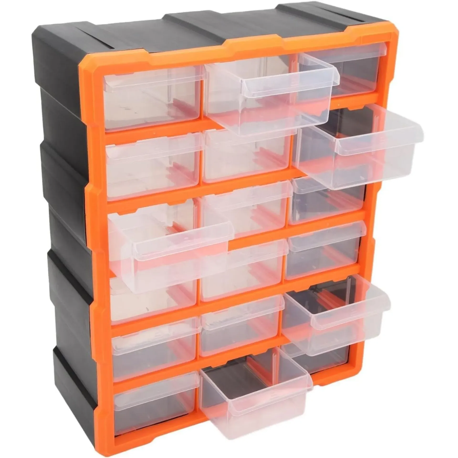 Organizador plástico 18 cajas grandes - Bauhart